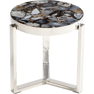 Geodance - side Table - 16.75 Inches Wide by 17.25 Inches High