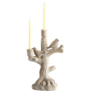 Look Out - small Candleholder - 9 Inches Wide by 16.5 Inches High