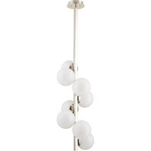 Atom - Eight Light Pendant - 15 Inches Wide by 36 Inches High