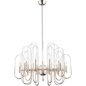 Elysees - sixteen Light Chandlier - 30 Inches Wide by 32.5 Inches High