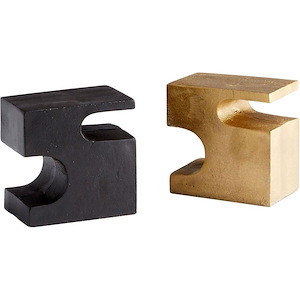 Two-Piece - 10 Inch Bookend (set Of 2)