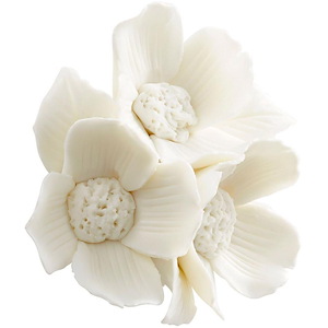 Flower - Wall Decor - 3.5 Inches Wide by 1.5 Inches Deep