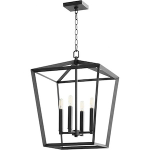 Hyperion - 4 Light Chandelier-28 Inches Tall and 17 Inches Wide