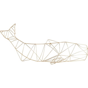 Humpback - Wall Art-2 Inches Tall and 10.5 Inches Wide