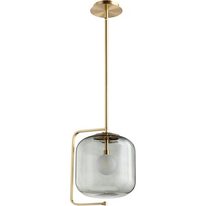 Isotope - 7W 1 LED Pendant - 11.5 Inches Wide by 13.25 Inches High - 903670