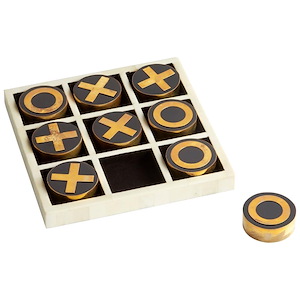 Noughts &amp; Crosses - sculpture-1.5 Inches Tall and 8 Inches Wide
