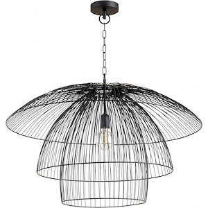 Canopy - 1 Light Pendant-19 Inches Tall and 31.75 Inches Wide