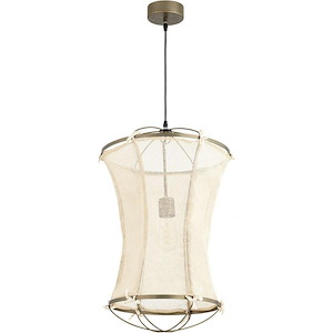 Ara - 1 Light Pendant-25 Inches Tall and 16 Inches Wide