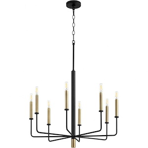 Apollo - 8 Light Chandelier - 27 Inches Wide by 24 Inches High
