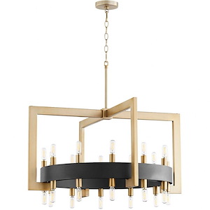 Archibald - 24 Light Chandelier-16.5 Inches Tall and 32 Inches Wide - 1106856