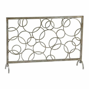Circle - Fire screen-28 Inches Tall and 8.25 Inches Wide