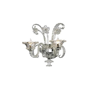 La scala - Two Light Wall Bracket - 19.5 Inches Wide by 18.25 Inches High