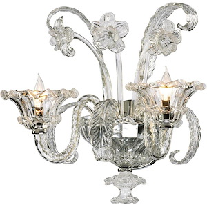 La scala - Two Light Wall Bracket - 19.5 Inches Wide by 18.25 Inches High