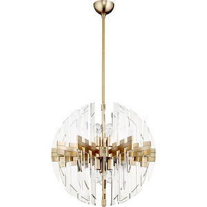 Zion - 6 Light sphere Pendant-22.5 Inches Tall and 23 Inches Wide