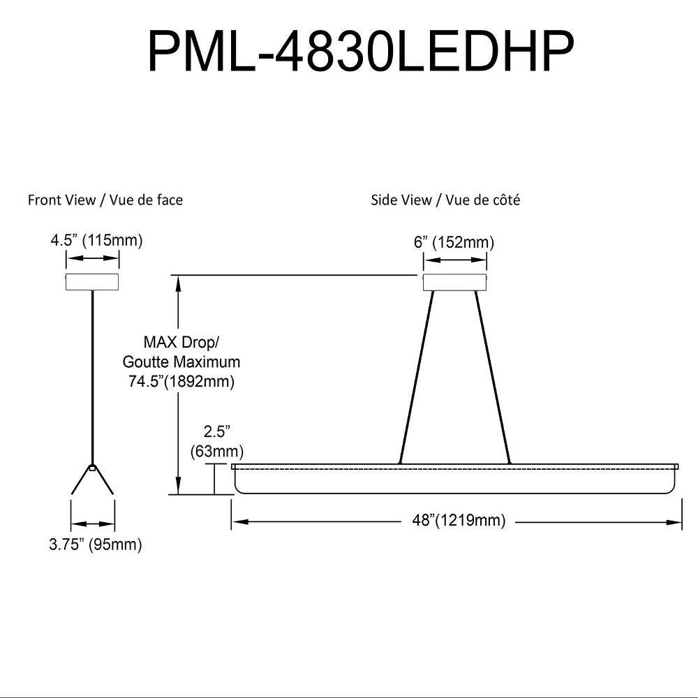 PML-4830LEDHP-MB