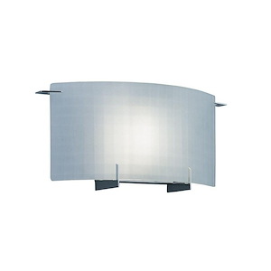 Wall Sconce With Etched Glass
