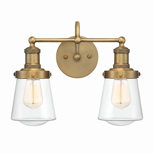 Taylor - 2 Light Bath Vanity-11.5 Inches Tall And 15.125 Inches Wide - 1090955
