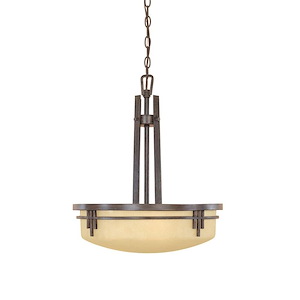 Mission Ridge - 3 Light Pendant-22 Inch Tall and 18.5 Inch Wide - 170943