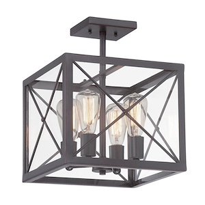 High Line - Four Light Semi-Flush Mount - 473824