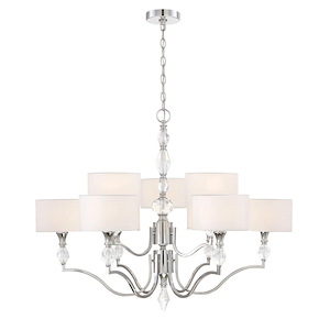 Evi - Nine Light 2-Tier Chandelier - 604832