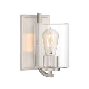 Liam - 1 Light Wall Sconce-8.75 Inch Tall and 5 Inch Wide - 1376107