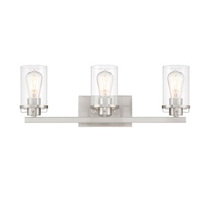 Jedrek - 3 Light Bath Vanity In Industrial Style-8.25 Inches Tall and 24 Inches Wide - 1157882