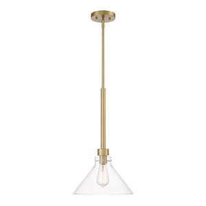 Willow Creek - 1 Light Pendant-22 Inch Tall and 12 Inch Wide - 1376141