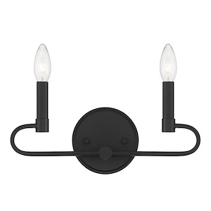 Summit - 2 Light Bath Vanity In Transitional Style-6.5 Inches Tall and 14 Inches Wide - 1160038