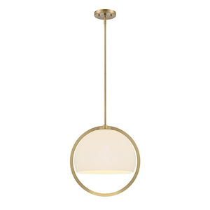 Eterna - 1 Light Pendant In Retro Style-16.75 Inches Tall and 16 Inches Wide - 1158232