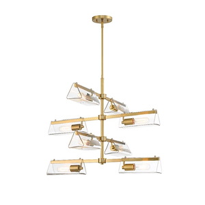 Latitude - 8 Light Chandelier -24.5 Inch Tall and 28.5 Inch Wide - 1376151