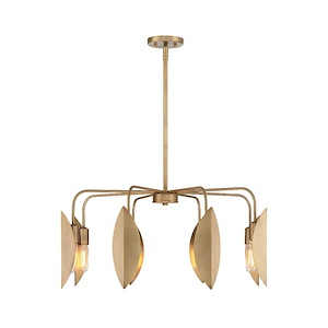 Eden - 8 Light Chandelier -13.5 Inch Tall and 30 Inch Wide - 1376154