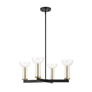 Nova - 4 Light Chandelier -9.5 Inch Tall and 25 Inch Wide - 1376163