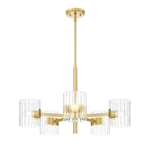 Aries - 5 Light Chandelier -18.5 Inch Tall and 28 Inch Wide - 1376170