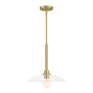 Litto - 1 Light Pendant-14.5 Inch Tall and 14 Inch Wide - 1376201