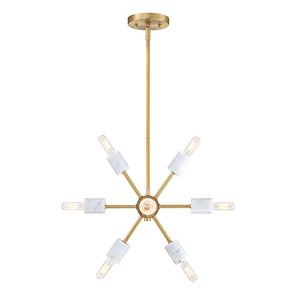 Star Dust - 8 Light Pendant-13.25 Inch Tall and 15 Inch Wide - 1376223