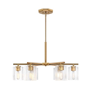 Haven - 6 Light Chandelier -19 Inch Tall and 32 Inch Wide - 1370904