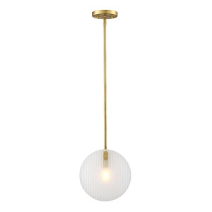 Sky Fall - 1 Light Pendant-10.75 Inch Tall and 10 Inch Wide - 1376249