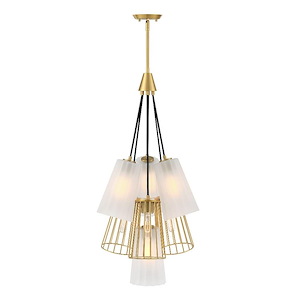 Liana - 7 Light Chandelier -37.5 Inch Tall and 18 Inch Wide - 1376282
