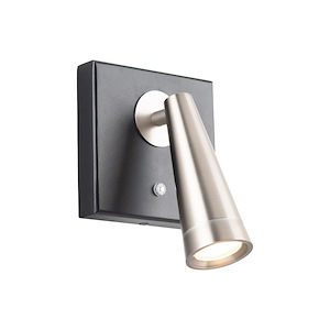 Arne - 6.75 Inch 9W 1 LED Adjustable Wall Light