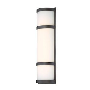 Latitude - 20 Inch 19W 1 LED Outdoor Wall Mount