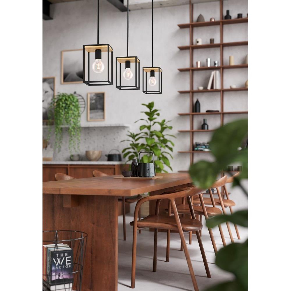 Eglo Lighting - 99855A - Libertad - 3 Light Linear Pendant-10.25 Inches ...