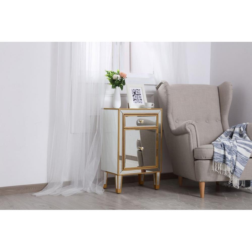Elegant Decor Reflexion End Table - Thumbnail 4