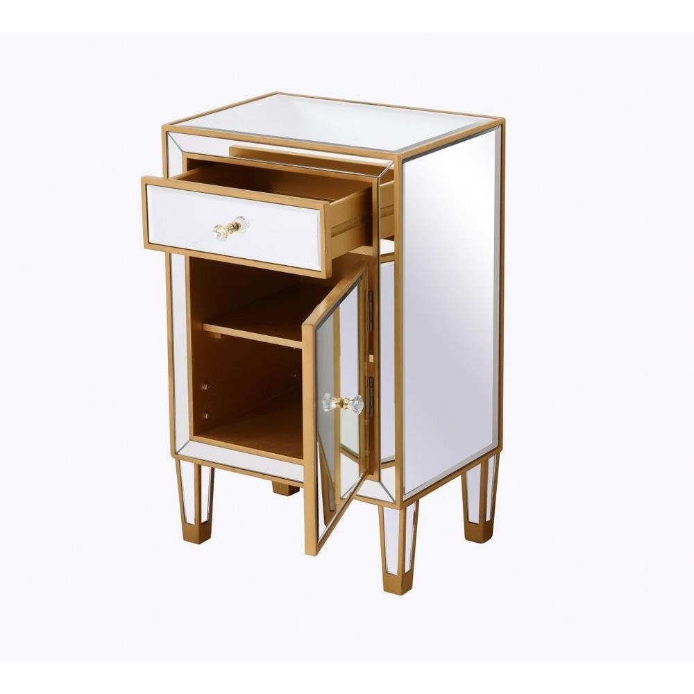 Elegant Decor Reflexion End Table - Thumbnail 3