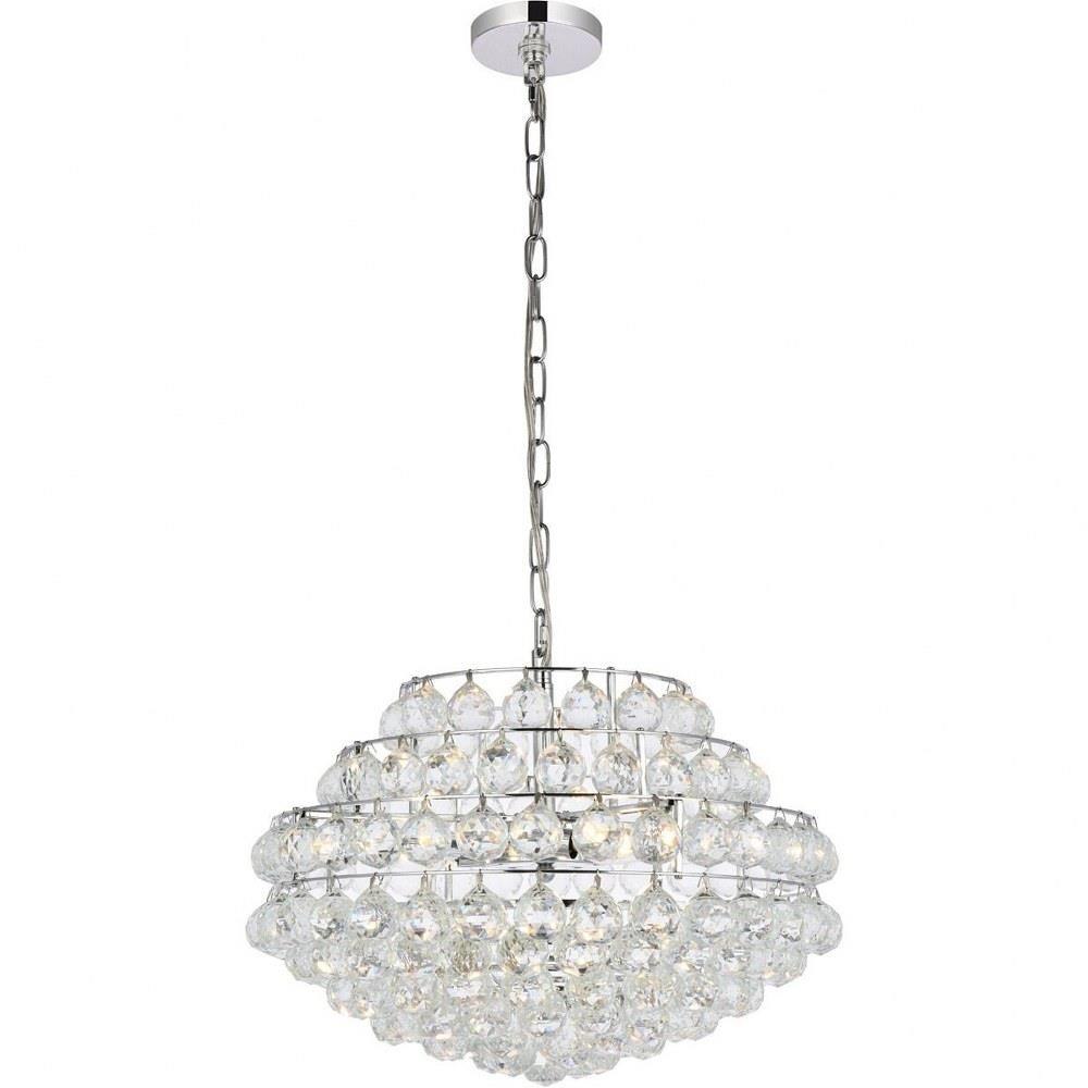 Elegant Lighting - 1106D20BR - Savannah - 5 Light Pendant In