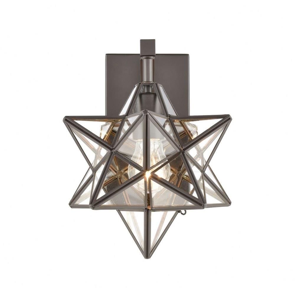 Moravian Star 11'' Wide 1-Light Flush Mount, 1145-005-ELK