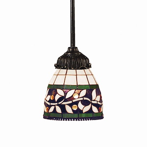 Mix-N-Match - 1 Light Light Mini Pendant In Traditional Style-23.5 Inches Tall and 6 Inches Wide