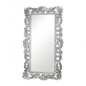 Reede - Traditional Style w/ Coastal/Beach inspirations - Glass Venetian Mirror - 72 Inches tall 40 Inches wide
