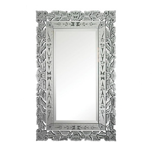 Bardwell - Traditional Style w/ Coastal/Beach inspirations - Glass Venetian Mirror - 50 Inches tall 31 Inches wide