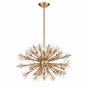 Starburst - 19 Light Chandelier In Modern Style-17 Inches Tall and 26 Inches Wide - 1118350