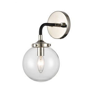 Boudreaux - 1 Light Wall Sconce in Modern/Contemporary Style with Mid-Century and Retro inspirations - 12 Inches tall and 6 inches wide